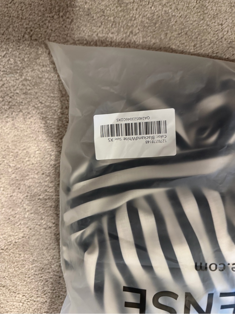 Commense Black and White Halter Stripe Maxi Dress - Women - Picture 7 of 7